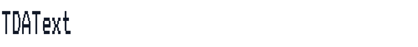 TDAText — TDATextCondensed.ttf