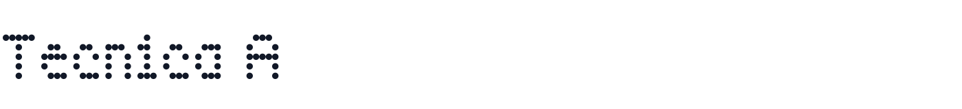 Tecnica A — TecnicaA-55.otf
