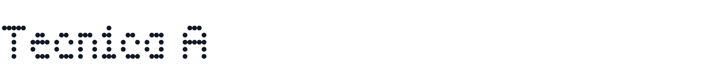 Tecnica A — TecnicaA-55.ttf