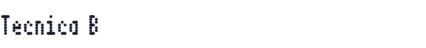 Tecnica B — TecnicaB-73Scan.ttf