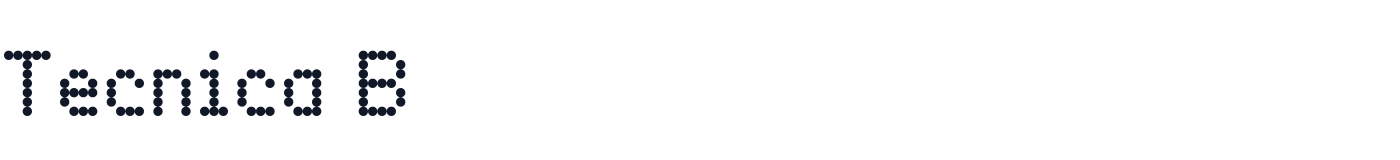 Tecnica B — TecnicaB-75.otf