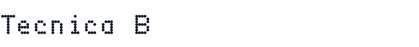 Tecnica B — TecnicaB-Fixed.ttf