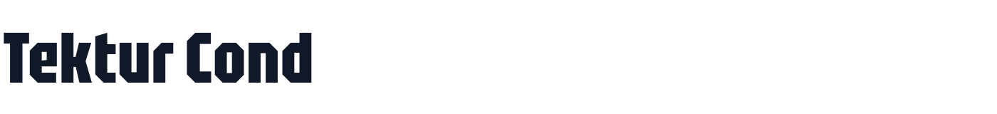 Tektur Cond — TekturCond-Bold.ttf