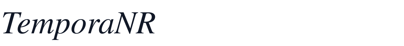 TemporaNR — TemporaNR-It.otf