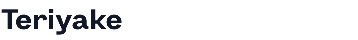 Teriyake — Teriyake-SemiBold.otf
