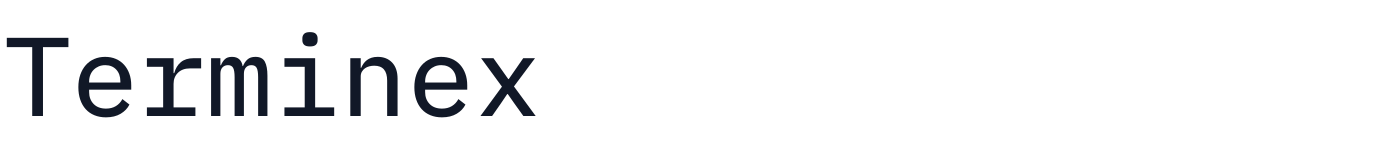 Terminex — Terminex-Regular.ttf