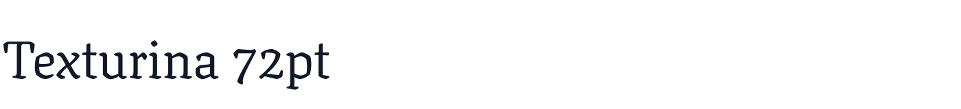 Texturina 72pt — Texturina72pt-Regular.otf