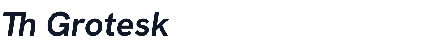 Th Grotesk — ThGrotesk-BoldItalic.ttf