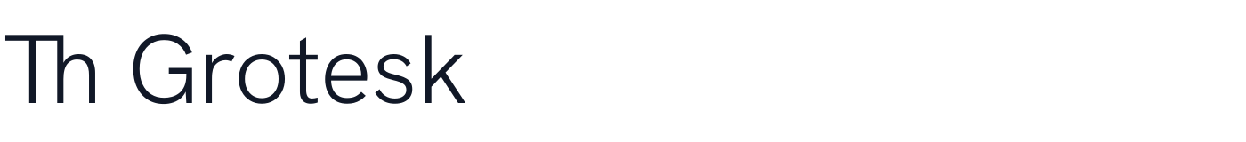 Th Grotesk — ThGrotesk-Light.ttf