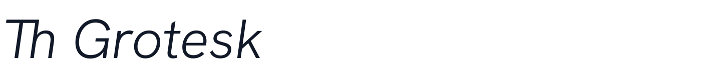 Th Grotesk — ThGrotesk-LightItalic.ttf