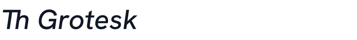 Th Grotesk — ThGrotesk-MediumItalic.ttf
