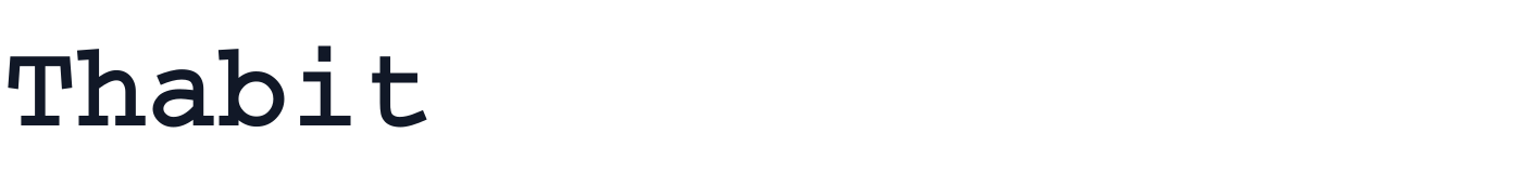 Thabit — Thabit-Bold.ttf