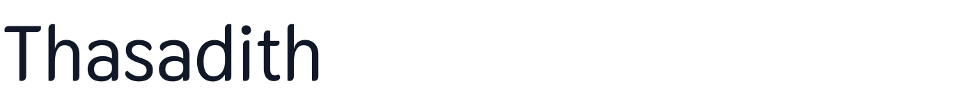Thasadith — Thasadith-Bold.ttf
