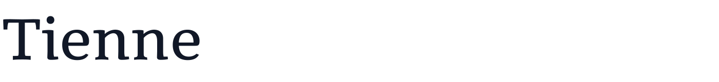 Tienne — Tienne-Regular.ttf