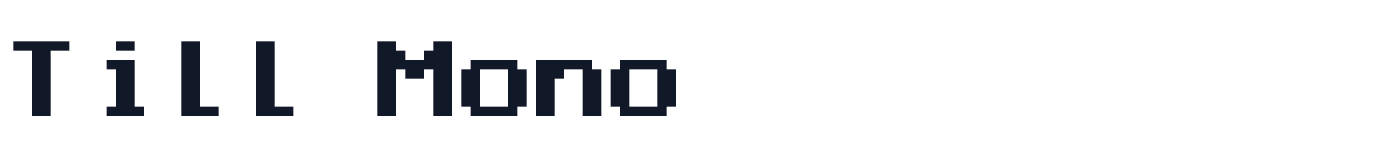 Till Mono — TillMono-Bold.ttf