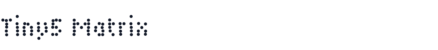 Tiny5 Matrix — Tiny5-Matrix.ttf