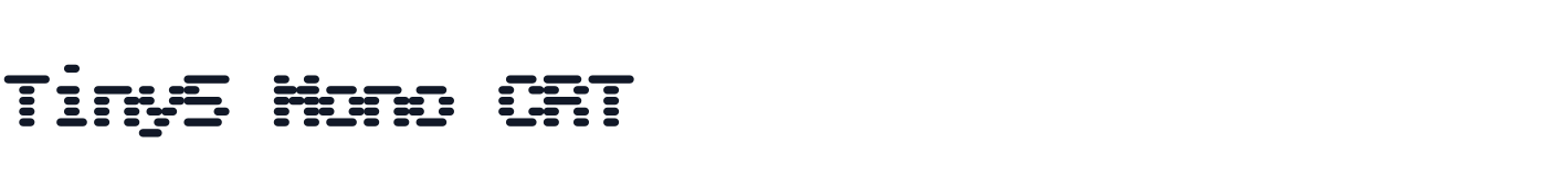 Tiny5 Mono CRT — Tiny5Mono-CRT.otf