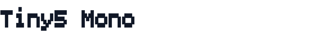 Tiny5 Mono — Tiny5Mono-Bold.otf