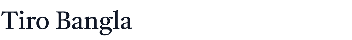 Tiro Bangla — TiroBangla-Regular.ttf