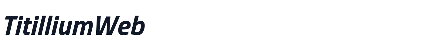 TitilliumWeb — TitilliumWeb-BoldItalic.ttf
