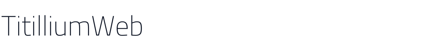 TitilliumWeb — TitilliumWeb-ExtraLight.ttf