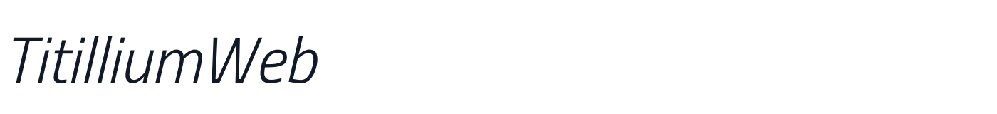 TitilliumWeb — TitilliumWeb-LightItalic.ttf