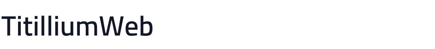 TitilliumWeb — TitilliumWeb-Regular.ttf