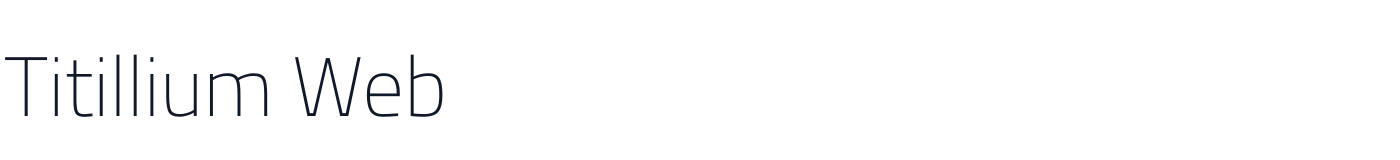 Titillium Web — TitilliumWeb-ExtraLight.ttf
