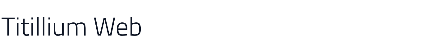 Titillium Web — TitilliumWeb-Light.ttf