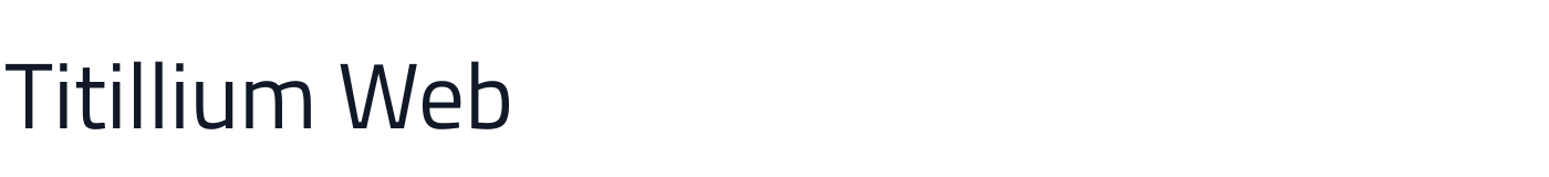 Titillium Web — TitilliumWeb-Regular.ttf
