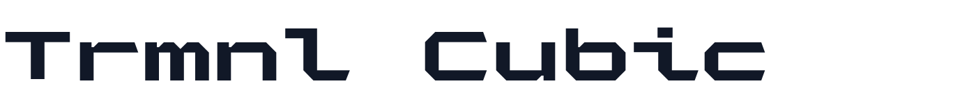 Trmnl Cubic — TrmnlCubic-SemiBold.otf