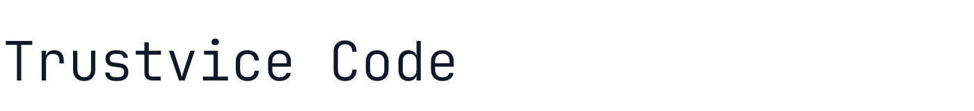 Trustvice Code — TrustviceCode-Light.ttf