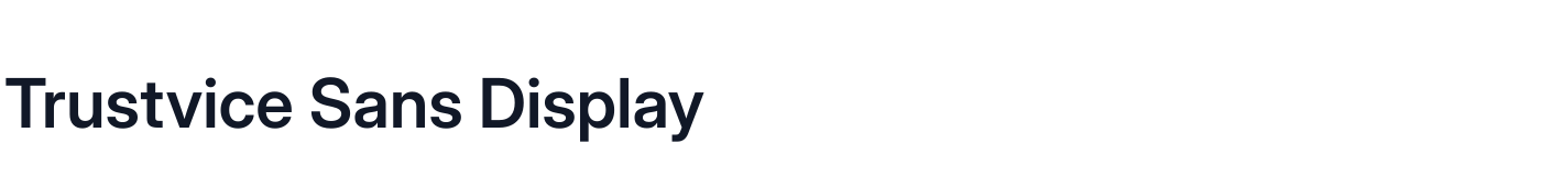 Trustvice Sans Display — TrustviceSansDisplay-SemiBold.ttf