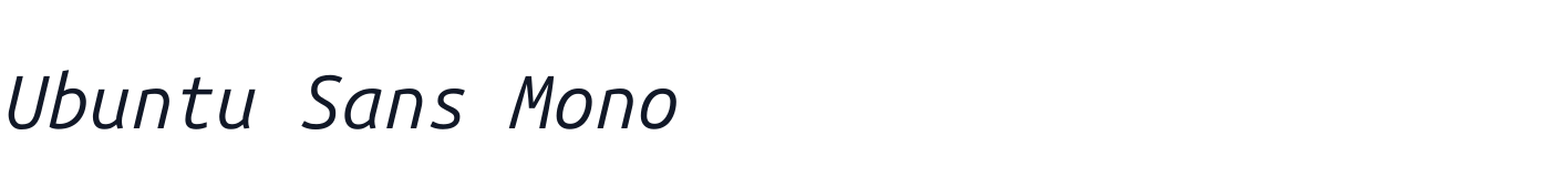 Ubuntu Sans Mono — ubuntu-sans-mono-latin-400-italic.ttf