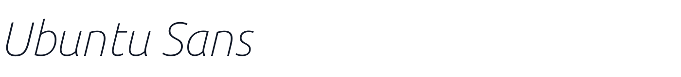 Ubuntu Sans — ubuntu-sans-latin-100-italic.ttf