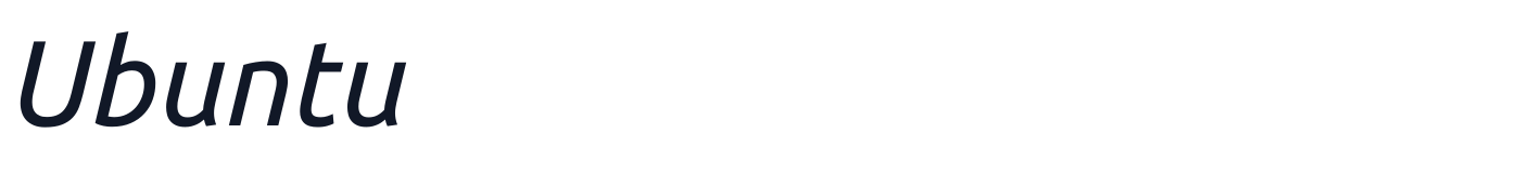 Ubuntu — Ubuntu-Italic.ttf