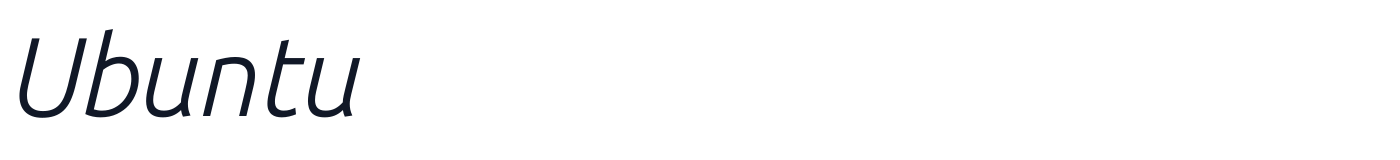 Ubuntu — Ubuntu-LightItalic.ttf