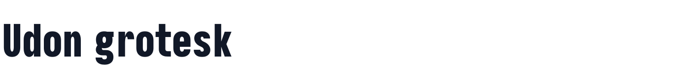 Udon grotesk — UdonGrotesk-CondensedUltra.ttf