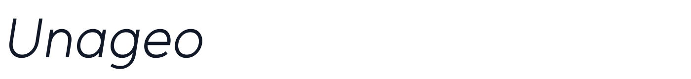 Unageo — Unageo-italic[wght].ttf