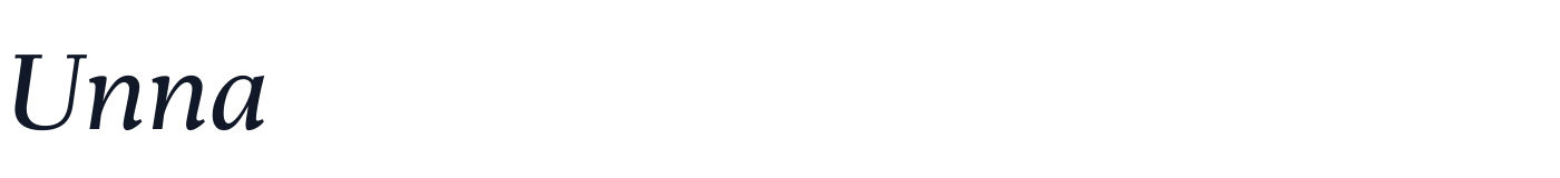 Unna — Unna-Italic.ttf