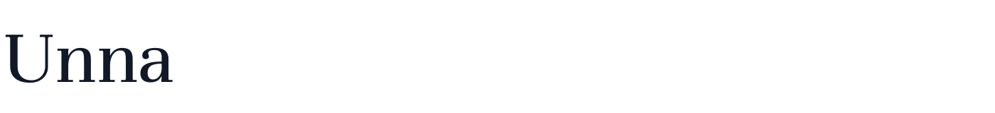Unna — Unna-Regular.ttf