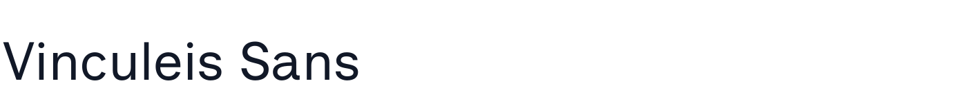 Vinculeis Sans — VinculeisSans-Regular.otf