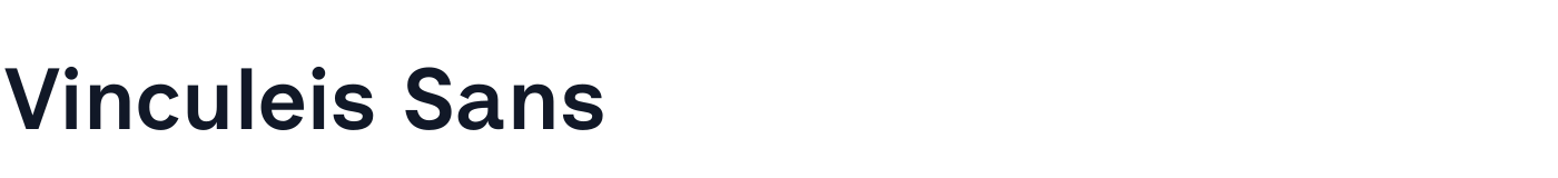 Vinculeis Sans — VinculeisSans-SemiBold.otf