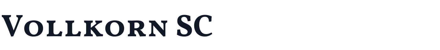 Vollkorn SC — VollkornSC-Bold.ttf