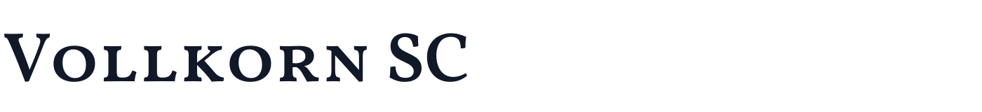 Vollkorn SC — VollkornSC-SemiBold.ttf