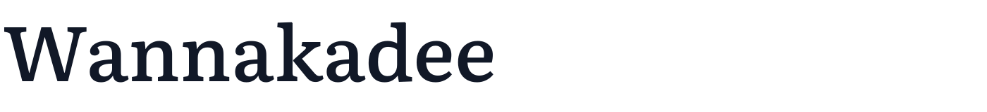Wannakadee — Wannakadee-Medium.ttf