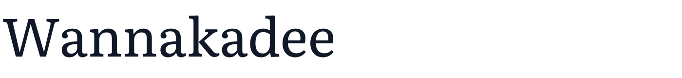 Wannakadee — Wannakadee-Regular.ttf