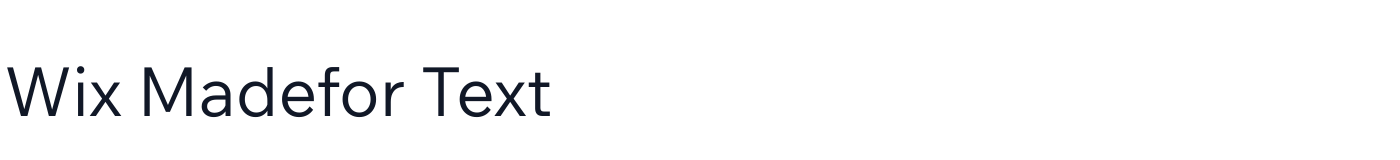 Wix Madefor Text — WixMadeforText[wght].ttf