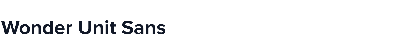 Wonder Unit Sans — WonderUnitSans-Bold.ttf