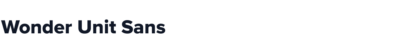 Wonder Unit Sans — WonderUnitSans-Extrabold.ttf